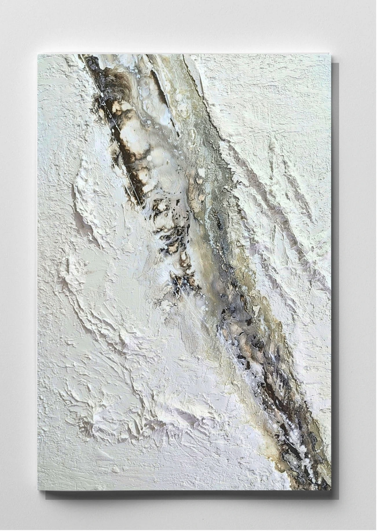 Rusto No. 001 — texture painting by Cristina Luque