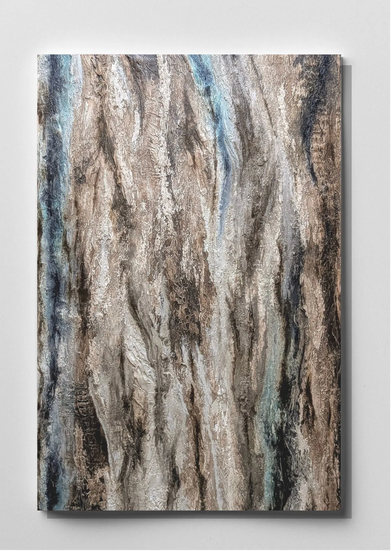 Rusto No. 005, “The essence that exists beyond every surface” — texture painting by Cristina Luque