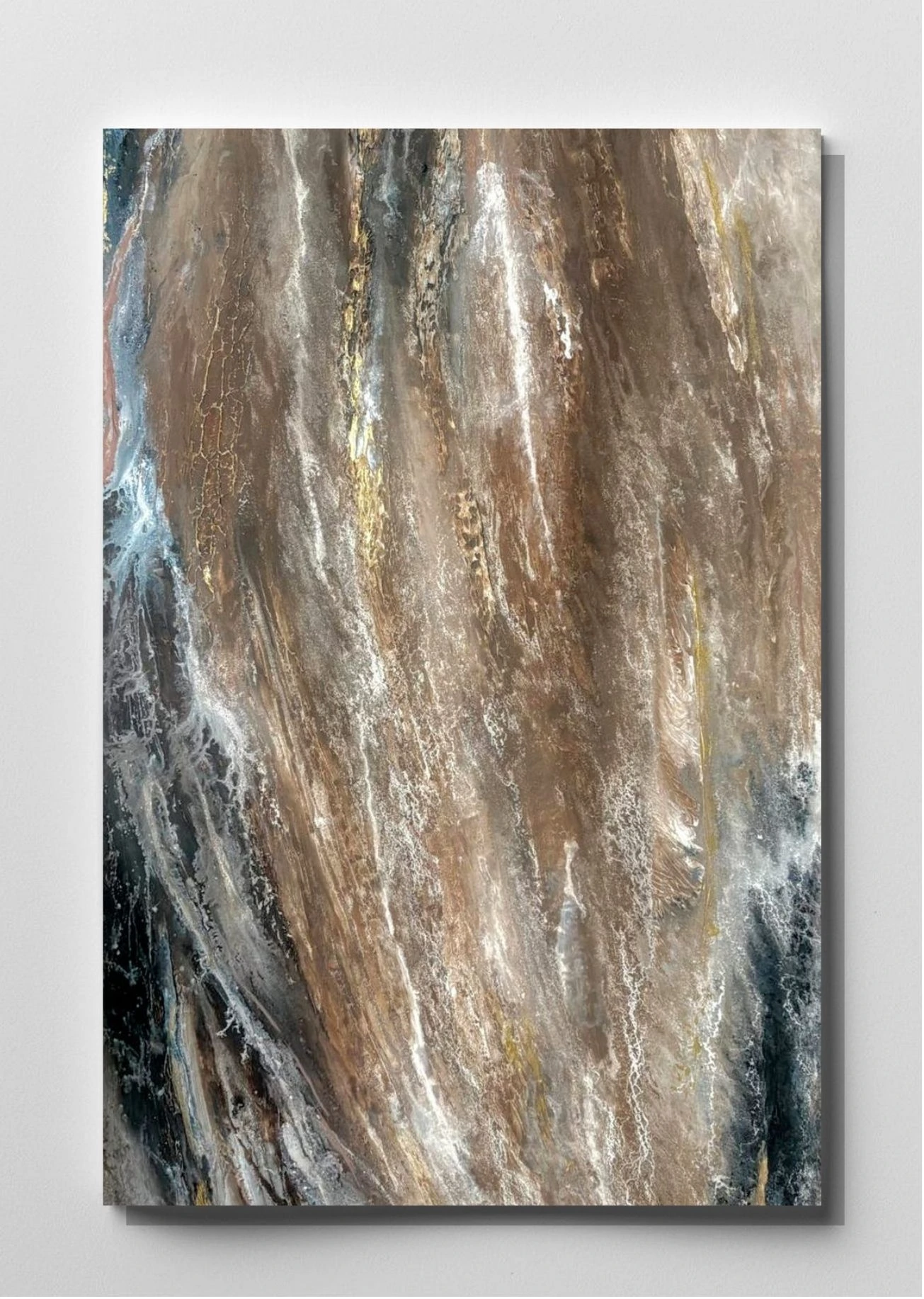 Rusto No. 006 — texture painting by Cristina Luque